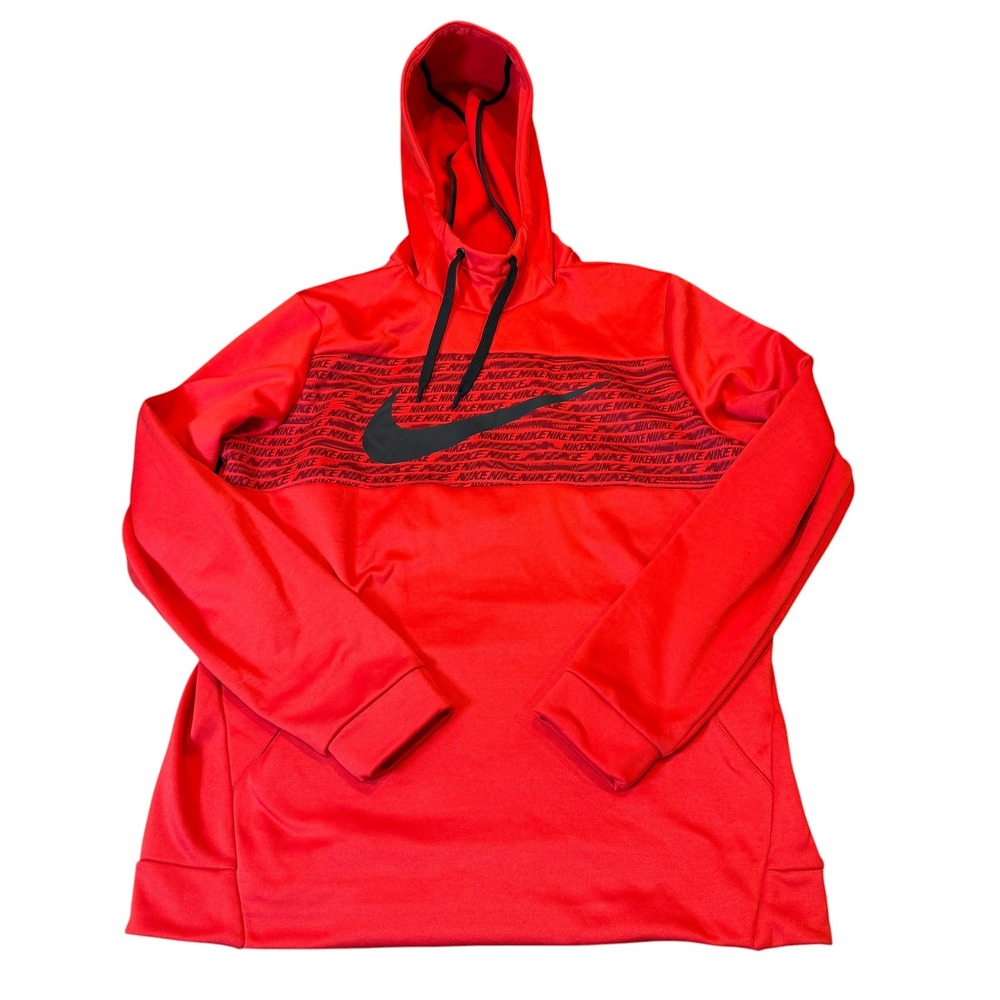 Nike Pullover Hoodie Mens‎ Large Red Very Good Dri Fit Fleece BV2764-657